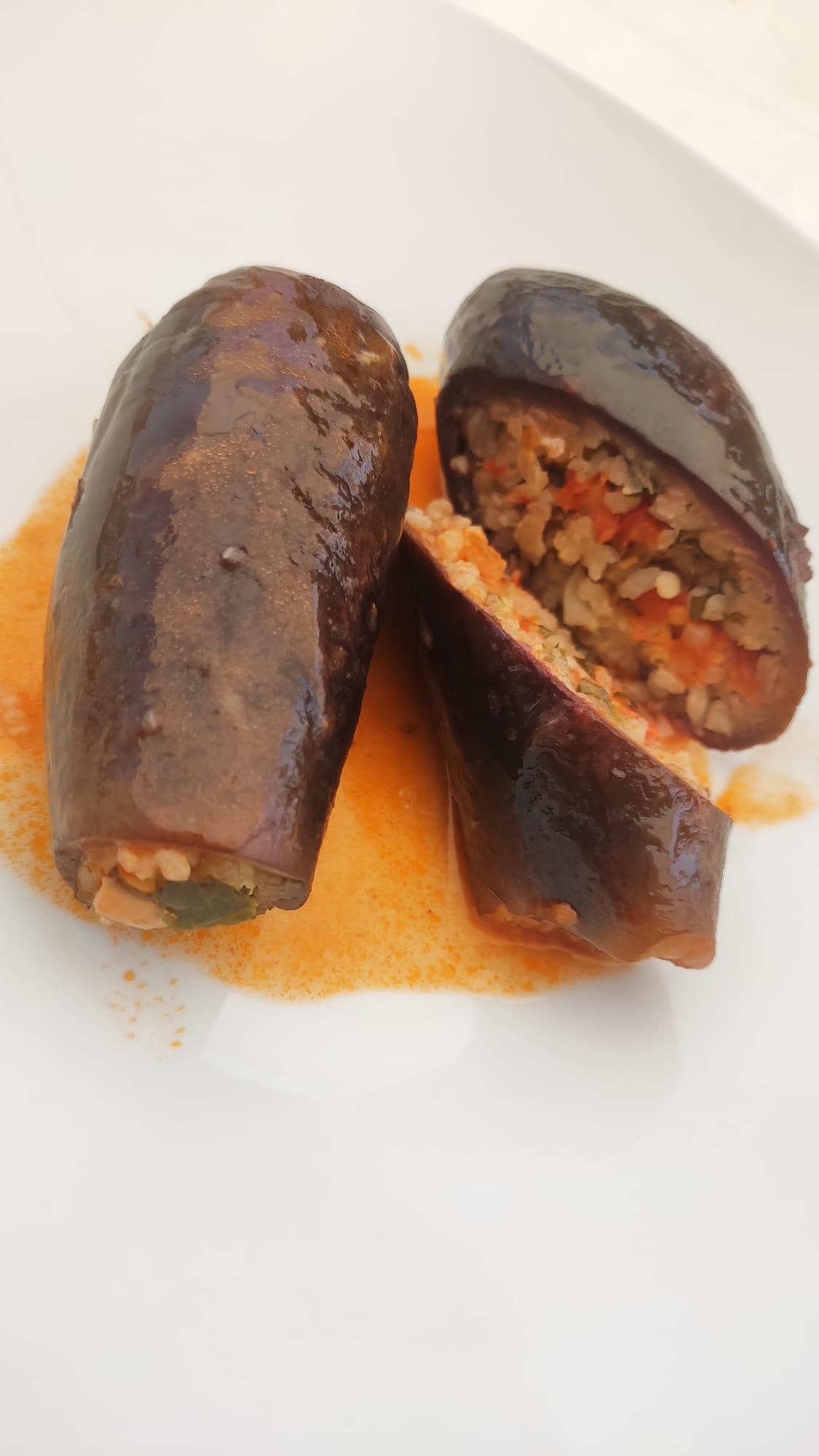 Mehché batenjen - باذنجان محشي: Aubergines farcies - La cuisine de Fifi